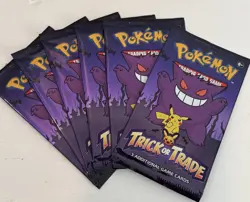 12 Pack Pokemon TCG Trick or Trade Booster Packs 2022 Halloween Card Lot Bundle - Image 1