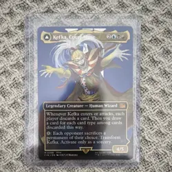 Magic: The Gathering FFVI Kefka, Court Mage-Legendary Creature Card - Borderless - Image 1