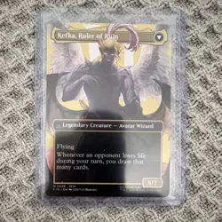 Magic: The Gathering FFVI Kefka, Court Mage-Legendary Creature Card - Borderless - Image 2