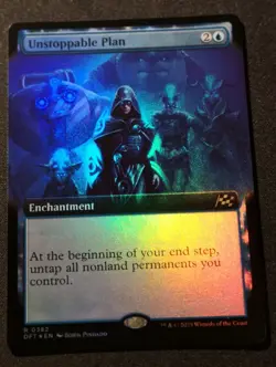 Unstoppable Plan - Foil - Extended Art - DFT - MTG - EN - NM - 0382 - Image 1