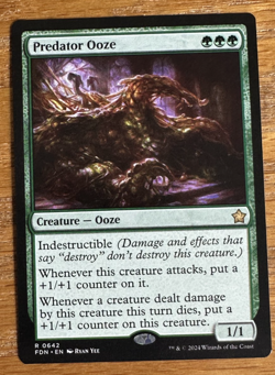 MTG Foundations, Predator Ooze - Image 1