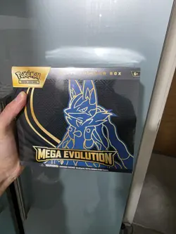 Pokemon TCG: Mega Evolutions Lucario Elite Trainer Box ETB Brand New Sealed - Image 1