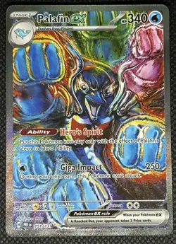 Pokemon TCG Palafin EX 151/131 Prismatic Evolutions SiR - Image 1