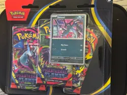 Pokemon TCG Mega Evolution Phantasmal Flames 3 Pack Blister Sneasel Promo NEW 🔥 - Image 1