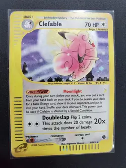 Clefable 007/165 Expedition Base Set Holo HP Pokemon TCG - Image 2