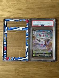 Pokemon PSA 10 Sylveon VMAX Evolving Skies Full Art #212 WITH Art Extender Case - Image 3