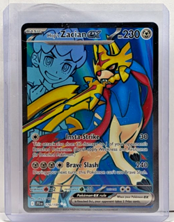 Pokemon TCG Hop's Zacian ex - Ultra Rare SV09: Journey Together 176/159 NM - Image 1