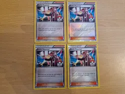 Pokemon TCG XY Furious Fists Battle Reporter Pokemon League Holo x4 - Image 1