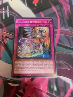 YUGIOH - DOMINUS IMPULSE - PRISMATIC SECRET RARE - MP25 - 1ST ED - NM - Image 1