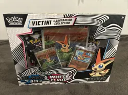 Pokemon TCG Unova Victini Illustration Collection Box Black Bolt/White Flare NEW - Image 1