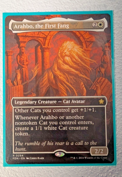 MTG - Custom Mono-White Commander Deck - CATS - Includes Card Sleeves & Case - Image 1