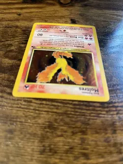 Pokemon TCG Moltres Fossil Holo Rare Card 12/62 MP Prestine condition - Image 5