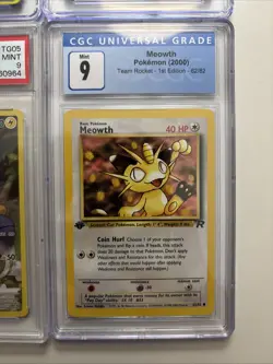 🔥 Pokemon Graded Card Lot - CGC 10 Charizard x2, PSA 9 Pikachu, 1st Ed Meowth - Image 5