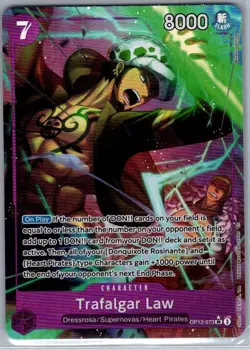 Trafalgar Law (Alt Art) OP12-073 English Legacy of Master - One Piece Card - NM - Image 1