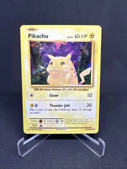 Pokemon TCG Pikachu 35/108 Evolutions Cracked Ice Holo Theme Deck Exclusive Card - Image 1