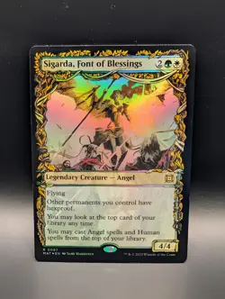MTG - Sigarda, Font of Blessings - FOIL SHOWCASE - Angel - MAT #97 - Rare - NM - Image 1