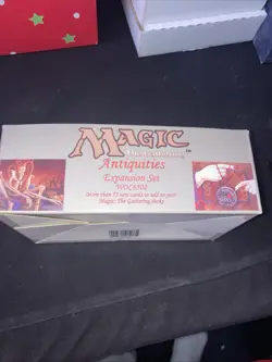 MTG Magic The Gathering CCG ANTIQUITIES Empty BOOSTER BOX Display - Image 2