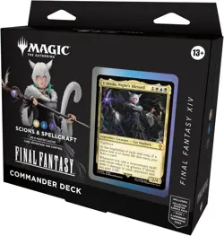 Final Fantasy XIV Commander Deck Scions & Spellcraft MTG Factory Sealed - Image 1