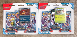 Lot Of 2 Pokemon TCG Journey Together 3-Pack Blisters (Scrafty & Yanmega) SEALED - Image 1