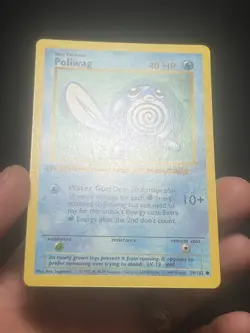 Pokemon TCG Poliwag 059/102 Base Set (Shadowless) 1st Edition NM/LP - Image 2