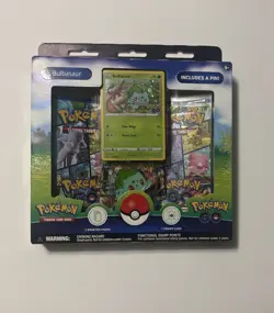 Pokemon TCG Go Pin Collection Box - 3 Packs - SEALED 820650850813 - Image 1