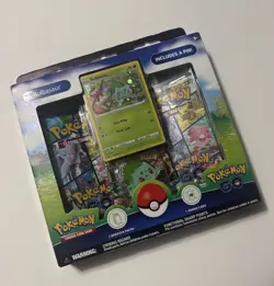 Pokemon TCG Go Pin Collection Box - 3 Packs - SEALED 820650850813 - Image 2
