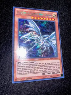 🔥YUGIOH • BLUE-EYES ALTERNATIVE WHITE DRAGON • SECRET RARE • MVP1-ENS46 • NM🔥 - Image 5