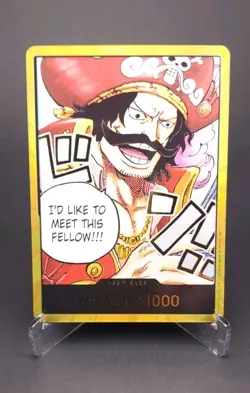 One Piece Gol.D.Roger GOLD DON!! Card (OP-13) English #201 - Image 1