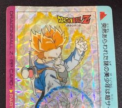Dragon Ball Z Card No.635 Trunks TCG Holo Rare Amada Made in Japan - Image 4