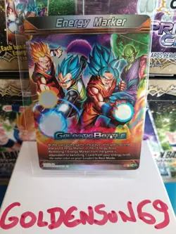 Dragon Ball Super Card Game BT28 Energy Marker Silver Foil M-14 SOUS BLISTER - Image 1