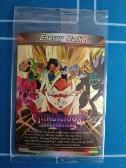Dragon Ball Super Card Game BT28 Energy Marker Silver Foil M-21 SOUS BLISTER - Image 1
