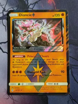 Diancie Prism Star 74/131 - Holo Rare, Forbidden Light - Pokemon Card TCG VLP - Image 1