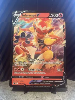 Infernape V JUMBO Black Star Promo Holo Card - SWSH252 - 2022 Pokemon - Image 1