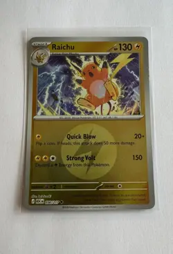 ⚡ Pokemon TCG Raichu 056/217 Ascended Heroes Electric Energy Reverse Holo ⚡ - Image 1