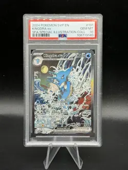 Pokemon TCG Scarlet and Violet Kingdra EX 131 Promo Card PSA 10 - Image 1