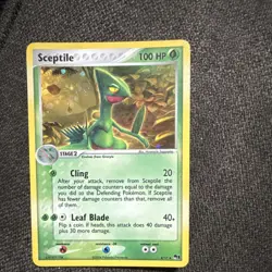 Pokemon TCG Card-Sceptile-POP Series 1-4/17-100HP-Pokemon-Nintendo-English-2004 - Image 1