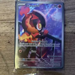 Pokemon TCG Phantasmal Flames Charcadet Pokemon Centre Stamped Promo 022 Sealed - Image 1