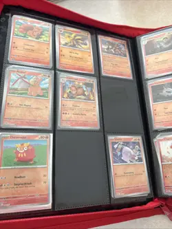 Pokemon Obsidian Flames Binder Base Set Holo Reverse Holo - Image 5
