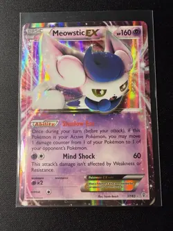 Pokemon TCG - Meowstic EX 37/83 XY Generations LP - Image 1
