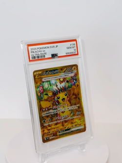 PSA 10 Pokemon Card Pikachu ex UR 136/106 Super Electric Breaker sv8 Japanese - Image 2