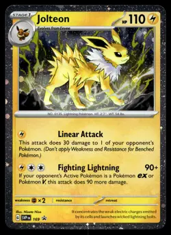 JOLTEON 169 PROMO SCARLET & VIOLET POKEMON COSMOS HOLO - Image 1