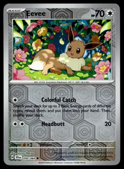 EEVEE 50/64 COMMON SHROUDED FABLE POKEMON - Image 1