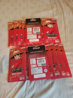 Lot Of (20) One Piece OP-13 Carrying On His Will Sleeved Booster Packs - Image 2