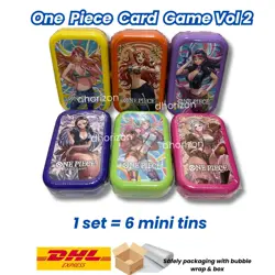 One Piece Card Game Mini-tin Set Vol.2 TS-02 Asian Limited - Set of 6 Mini Tins - Image 1