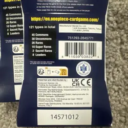 One Piece Romance Dawn English OP-01 Sleeved Booster Packs Pre Errata x5 - Image 3