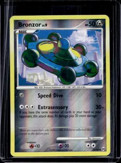 2009 Pokemon Platinum Arceus Bronzor Reverse Holo #34/99 - Image 1