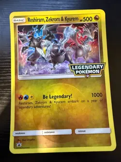 Reshiram, Zekrom & Kyurem Jumbo Cards Holo 2018 - Ships Fast! - Image 1