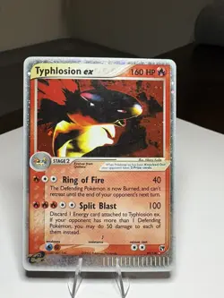Pokemon TCG Typhlosion EX Sandstorm Ultra Rare Holo Card 99/100 NM/LP - Image 1