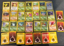Vintage Pokemon TCG Lot Of 30 Cards 1990s - Image 1