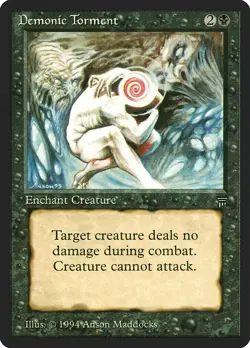 Demonic Torment Legends NM Black Rare MAGIC THE GATHERING MTG CARD ABUGames - Image 1